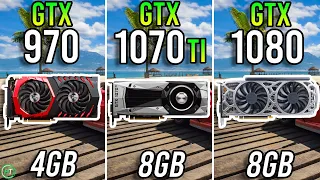 GTX 970 4GB vs GTX 1070 Ti 8GB vs GTX 1080 8GB