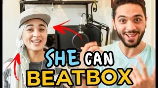 TEACHING MY SISTER HOW TO BEATBOX!!