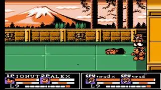 Kakutou Densetsu HD Riki Kunio Final battle against the double tigers