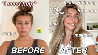 AT HOME GLOW UP FOR BACK TO SCHOOL *EXTREME TRANSFORMATION*