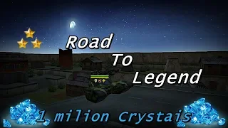 Tanki Online - Road To Legend - 1 milion Crystals | FGYTB