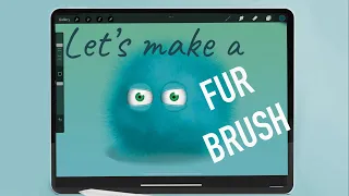 How to make a Fur Brush in Procreate and draw a furry friend