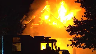 Barricaded Suspect Ignites Massive House Fire In Baytown, Texas