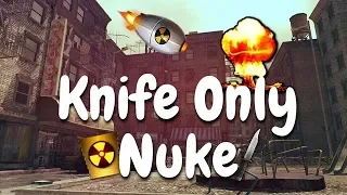 Tactical Nuke using ONLY TAC KNIFE and THROWING KNIFE! | MW2