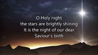 Josh Groban - O Holy Night (lyrics)