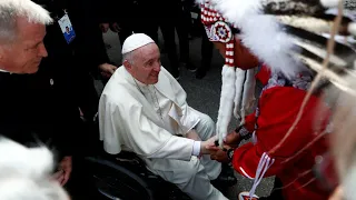 Pope Francis arrives in Canada to apologise for Indigenous school abuse • FRANCE 24 English