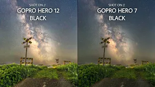 Gopro Hero 12 Black VS Gopro Hero 7 | Night Mode Camera Test