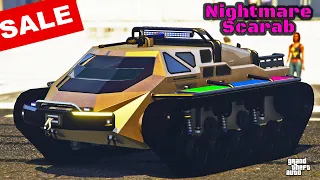 SCARAB Nightmare STREET Clean ( GOLD ) Review & Best Customization | SALE | GTA Online | Arena War