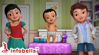 Chinnu, Chitti Doctor Doctor Ata Aduttiddare–Pretend Play | Kannada Rhymes & Kids video | Infobells