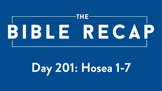 Day 201 (Hosea 1-7)