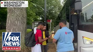 Migrants dropped off at Kamala Harris' DC residence