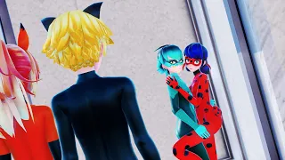 【MMD Miraculous】Surprise in the Elevator (MEME)【60fps】