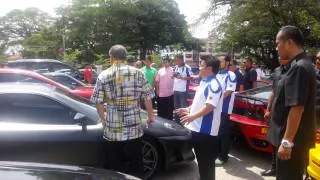 Supercar drive with Sultan Johor