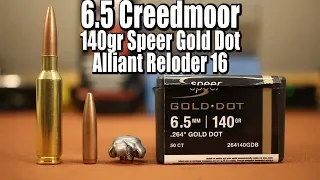 140gr Speer Gold Dot in 6.5 Creedmoor