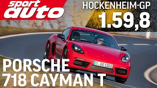 Porsche 718 Cayman T | Hot Lap Hockenheim-GP | sport auto