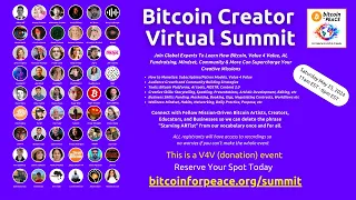 Bitcoin Creator Virtual Summit 🔥 Over 50 Speakers to Help YOU with Financial Freedom