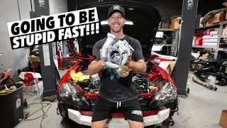 Adding a MASSIVE Turbo to the BRZ! (Installation!)