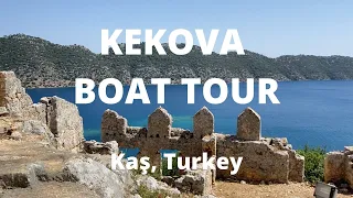 BOAT TOUR || Kekova, Kaş, Turkey