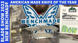 Blade Show 2023 Benchmade Narrows Wins American Knife of the Year | New Products Summer & Fall 2023