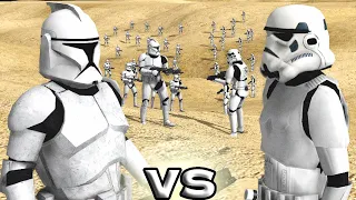 Galactic Republic vs Galactic Empire - Who is Stronger? - Men of War: Star Wars Mod