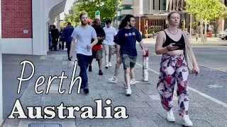Perth City Centre October 2023| 4k Perth city Tour:  Western Australia | Australia walking tour