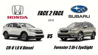 Honda CR-V 1.6V VS Subaru Forester 2.0i-L EyeSight