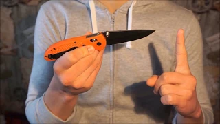 Обзор ножа Benchmade griptilian Orange