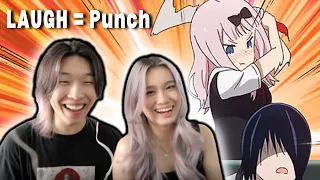 YOU LAUGH YOU GET PUNCHED. Anime Try Not To Laugh Challenge