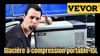 Frigo à compression portable 15L Vevor #vevor #frigo #campingcar