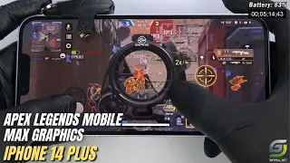 iPhone 14 Plus test game Apex Legends Mobile APM | Apple A15 Bionic