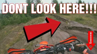 2022 KTM 500 EXC. riding the twisties  WOODS ENDURO RIDE!