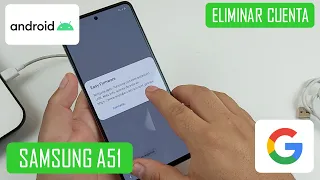 Eliminar Cuenta de Google Samsung Galaxy A51 | Android 10