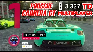 [Touchdrive] Asphalt 9 | Even Better than Huracan? | PORSCHE CARRERA GT with 3 🌟 in Multiplayer