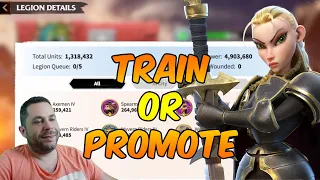 Promote Or Train Troops Call Of Dragons