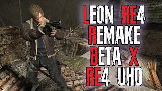 Leon RE4 Remake Beta for Resident Evil 4 UHD and HD Project!