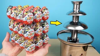 What if I make a fountain from 36 kinder surprises?