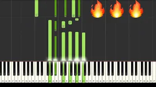 G minor rnb type chords (Easy) (5 chords) [Synthesia] (Piano tutorial)