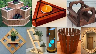 Wood furniture ideas and wooden decorative pieces ideas for home decor /Woodworking project ideas