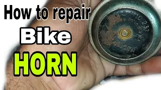 How to repair bike horn