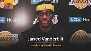 Jarred Vanderbilt - Lakers Introductory Press Conference