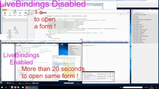 Delphi XE10 not usable with big project because of livebindings