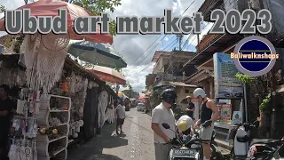 UBUD ART MARKET 2023 || Bali Ubud Central walking Tour