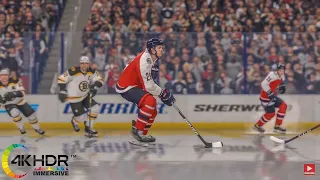 OT Battle! Columbus Blue Jackets vs Boston Bruins 4K! Full Game Highlights NHL 22 PS5 Gameplay