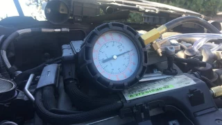 2007 Mercedes c230 sport crank won't start problem bad fuel pump. Zero fuel pressure!