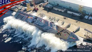 Exciting Launches Sideways - See all 16 Freedom-class LCS from Lead Ship to Last Ship
