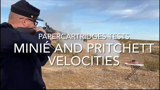 Comparing Burton (Minie) and Pritchett Bullet Velocities