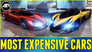 MOST EXPENSIVE CARS & FASTEST CARS!!! - Asphalt 8