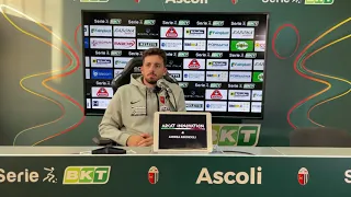 Caligara | post gara Ascoli 1 Lecce 1