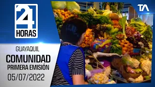 Noticias Guayaquil: Noticiero 24 Horas 05/07/2022 (De la Comunidad - Primera Emisión)