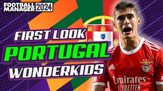 FM24 Early Look Portugal Wonderkids - Football Manager 2024